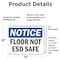 Signmission Floor Not ESD Safe, 14 in W x Rectangle, Vinyl Decal OS-2PACK-NS-D-1014-L-12793 - alternate 3